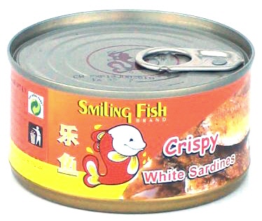 Crispy fried white sardines
