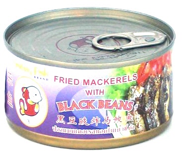 Fried Mackerels & Black soy beans