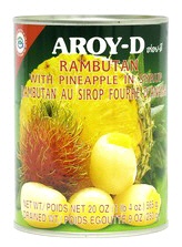 Rambutan & Ananas in Sirup